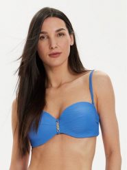 Selmark Góra od bikini BJ516 Niebieski. Niebieskie bikini Selmark, bez wzorów, z syntetyku. Za 319.99 zł.