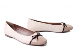 TAMARIS 1-22137-46 430 ivory comb, baleriny damskie. Brązowe baleriny Tamaris, bez wzorów, bez obcasa, bez zapięcia. Za 237.92 zł.