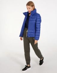Krótka kurtka. Niebieskie kurtki Unisono, s, bez wzorów, bez kaptura. Za 279.00 zł.
