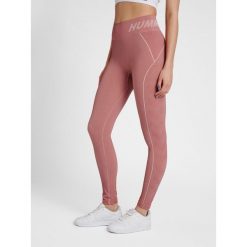 Damskie legginsy mid-rise Hummel TE Christel. Fioletowe legginsy Hummel, bez wzorów, z dzianiny, sportowe. Za 153.00 zł.