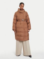 Pinko Kurtka puchowa Collirio 103828 A11M Brązowy Regular Fit. Brązowe kurtki Pinko, m, bez wzorów, z puchu, bez kaptura. Za 1,419.00 zł.