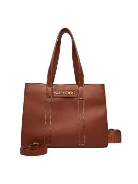 Valentino Torebka Aury Re VBS9OB01 Brązowy. Brązowe torebki klasyczne Valentino, bez wzorów, ze skóry, bez dodatków. Za 461.99 zł.