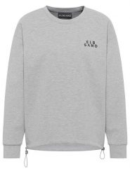 ELBSAND Bluza "Caris" w kolorze szarym rozmiar: M. Szare bluzy ELBSAND, m, bez wzorów, z bawełny, bez ramiączek, bez kaptura. Za 165.99 zł.