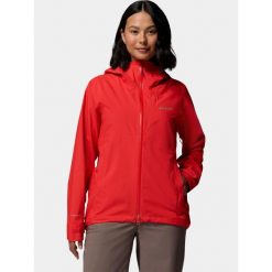 Płaszcz Przeciwdeszczowy Damski Columbia Trailborne 2.5L Shell. Czerwone kurtki przeciwdeszczowe Columbia, l, bez wzorów, sportowe, bez kaptura. Za 669.00 zł.