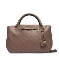 Torebka Guess. Brązowe torebki klasyczne Guess, z aplikacjami, bez dodatków. Za 634.99 zł.
