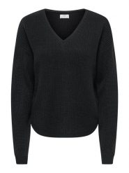 JDY Sweter "Evie" w kolorze czarnym rozmiar: XS. Czarne swetry JDY, xs, bez wzorów, bez ramiączek. Za 104.95 zł.