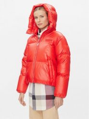 Tommy Hilfiger Kurtka puchowa New York Gloss WW0WW40836 Czerwony Relaxed Fit. Czerwone kurtki Tommy Hilfiger, na zimę, xl, bez wzorów, z puchu, bez kaptura. Za 839.99 zł.