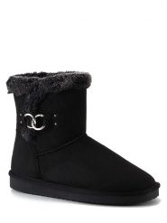 ISLAND BOOT Botki zimowe "Mooseland" w kolorze czarnym rozmiar: 36. Czarne botki Island Boot, bez wzorów, z materiału, bez obcasa, bez zapięcia. Za 153.71 zł.
