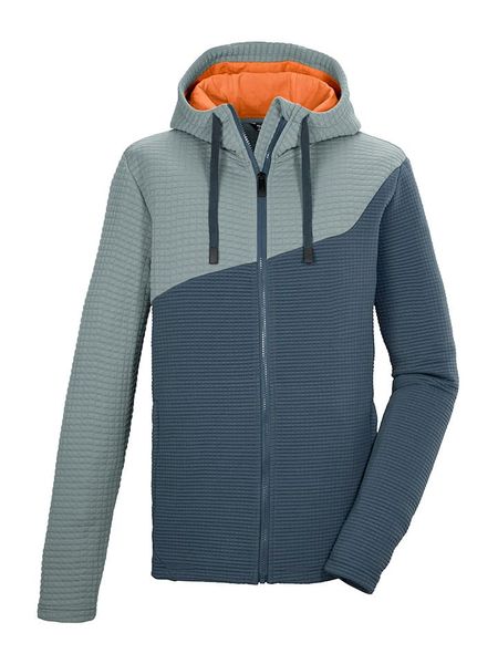 Killtec Kurtka polarowa "Kos" w kolorze turkusowo-granatowym rozmiar: XXL. Niebieskie kurtki Killtec, xxl, bez wzorów, z polaru, bez kaptura. Za 152.98 zł.