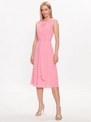 Lauren Ralph Lauren Sukienka koktajlowa 250889253005 Różowy Regular Fit. Czerwone sukienki Lauren Ralph Lauren, bez wzorów, bez kołnierzyka, bez ramiączek. Za 919.99 zł.