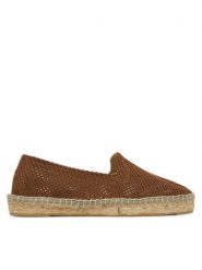 Manebi Espadryle H 2.7 N0 Brązowy. Brązowe espadryle Manebi, bez wzorów, z materiału, bez obcasa. Za 499.99 zł.