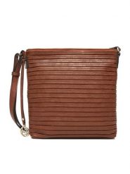 Lasocki Torebka CEO-LSK-K-022-06 Brązowy. Brązowe listonoszki Lasocki, bez wzorów, z materiału, bez dodatków. Za 179.99 zł.