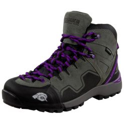 Damskie buty trekkingowe i turystyczne zamszowe. Szare buty trekkingowe GUGGEN MOUNTAIN, z zamszu, bez zapięcia. W wyprzedaży za 561.32 zł.