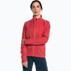 Kurtka rowerowa damska Schöffel Bianche. Czerwone kurtki Schöffel, xs, bez wzorów, z softshellu, bez kaptura. Za 999.99 zł.