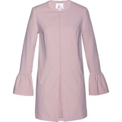 Długi żakiet bonprix matowy jasnoróżowy. Marynarki i żakiety marki House. Za 74.99 zł.