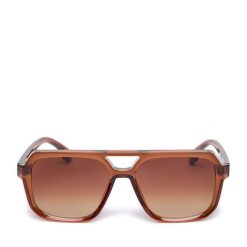 Okulary przeciwsłoneczne JENNY. Brązowe okulary przeciwsłoneczne Jenny, bez wzorów. Za 39.99 zł.