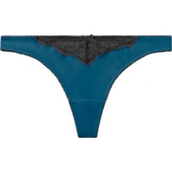 Stringi mini bonprix niebieskozielony morski - czarny. Stringi marki bonprix. Za 24.99 zł.