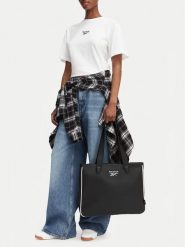 Reebok Torebka CWBEO-RBK-B-012-10 Czarny. Czarne shopper bag Reebok, bez wzorów, ze skóry, bez dodatków. Za 149.99 zł.