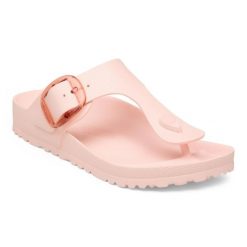 Unisex japonki Birkenstock Gizeh Big Buckle EVA różowe 1031321. Czerwone japonki Birkenstock, bez wzorów, z materiału. Za 229.00 zł.