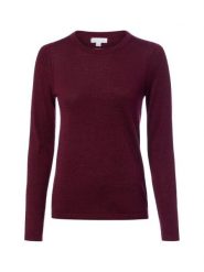 Brookshire Sweter z dzianiny merino Kobiety Wełna lila, L. Swetry brookshire, l, bez wzorów, z dzianiny, klasyczne, bez ramiączek. Za 249.95 zł.