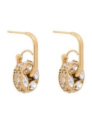 Guess Kolczyki JUBE06 396JW Złoty. Żółte kolczyki Guess, ze stali. Za 329.99 zł.