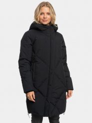 Roxy Płaszcz zimowy Abbie Jk Otlr ERJJK03550 Czarny Regular Fit. Czarne płaszcze Roxy, na zimę, m, bez wzorów, z syntetyku, bez kaptura. Za 1,069.00 zł.