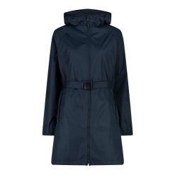Płaszcz damski turystyczne CMP 35X5746. Niebieskie płaszcze CMP, l, bez wzorów, sportowe, bez kaptura. Za 340.00 zł.