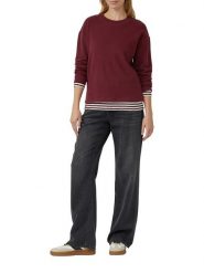 S.Oliver Bluza w kolorze bordowym rozmiar: 40. Czerwone bluzy S.Oliver, s, bez wzorów, bez kaptura. Za 94.95 zł.