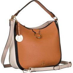 Hobo bag brązowy LuluCastagnette RUPERT. Brązowe torebki klasyczne LuluCastagnette, bez wzorów, ze skóry ekologicznej, bez dodatków. Za 149.99 zł.