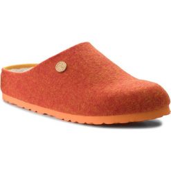 Kapcie BIRKENSTOCK - Kaprun Rivet 1012426 Doubleface Orange. Brązowe kapcie Birkenstock, z materiału. Za 450.00 zł.
