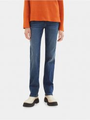 Tom Tailor Jeansy 1038342 Niebieski Straight Fit. Niebieskie jeansy Tom Tailor, bez wzorów, z bawełny. Za 79.99 zł.