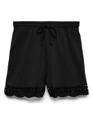 Vero Moda Szorty w kolorze czarnym rozmiar: XL. Czarne szorty Vero Moda, bez wzorów, z bawełny. Za 73.95 zł.