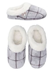 Maryplaid Kapcie w kolorze szarym rozmiar: 36/37. Szare kapcie maryplaid, bez wzorów, z materiału. Za 43.99 zł.