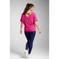 Bluzka do tańca i fitness damska Kizomba raspberry 2skin. Czerwone bluzki 2SkIN, bez wzorów, bez kołnierzyka, bez ramiączek. Za 129.00 zł.