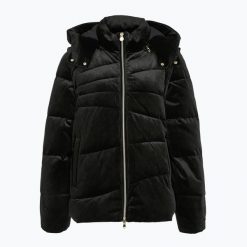 Kurtka damska EA7 Train Athletic Velour Extra Padded. Czarne kurtki przejściowe sportowe EA7 Emporio Armani, l, bez wzorów, z materiału, bez kaptura. Za 879.99 zł.