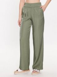 Olsen Spodnie materiałowe 14002060 Khaki Regular Fit. Brązowe spodnie materiałowe Olsen, bez wzorów, z materiału. Za 309.99 zł.