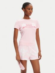 Juicy Couture Piżama Island Dreaming JCLPJ125507 Różowy Regular Fit. Czerwone piżamy Juicy Couture, xxs, bez wzorów, z syntetyku, bez kołnierzyka, bez ramiączek. Za 149.99 zł.