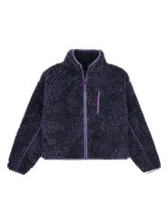 Converse Pluszowa kurtka polarowa w kolorze fioletowym rozmiar: L. Różowe kurtki Converse, l, bez wzorów, z materiału, bez kaptura. Za 249.17 zł.