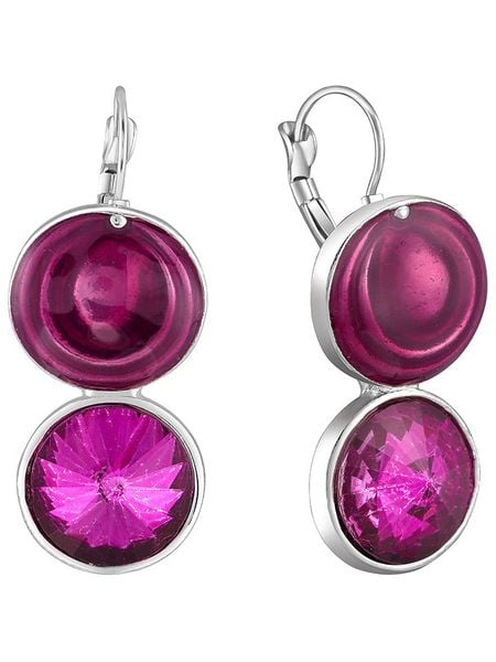 MENTHE À L'O Kolczyki z kryształami rozmiar: onesize. Różowe kolczyki MENTHE À L'O, z kryształem. Za 95.92 zł.