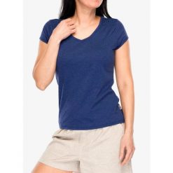 Koszulka bawełniana damska Royal Robbins Featherweight Slub Tee. Niebieskie t-shirty sportowe ROYAL ROBBINS, bez wzorów, z bawełny, bez ramiączek. Za 182.99 zł.