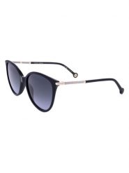 Carolina Herrera Damskie okulary przeciwsłoneczne w kolorze czarno-granatowym rozmiar: 57. Czarne okulary przeciwsłoneczne carolina herrera, bez wzorów, z tworzywa sztucznego, metalowe. Za 319.95 zł.