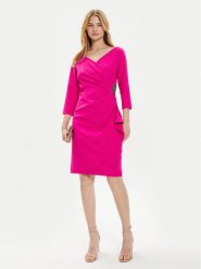 Joseph Ribkoff Sukienka koktajlowa 241705 Różowy Slim Fit. Czerwone sukienki Joseph Ribkoff, bez wzorów, z syntetyku, wizytowe, bez kołnierzyka, bez ramiączek. Za 719.99 zł.