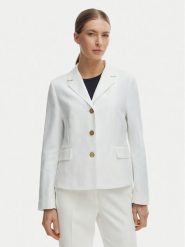 Tommy Hilfiger Marynarka WW0WW49335 Biały Slim Fit. Białe marynarki i żakiety Tommy Hilfiger, bez wzorów, z syntetyku, bez ramiączek. Za 1,199.00 zł.