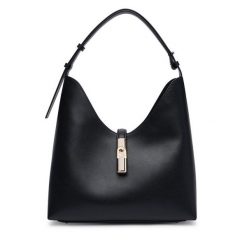 Torebka Furla. Czarne torebki klasyczne Furla, bez wzorów, klasyczne, bez dodatków. Za 1,349.00 zł.