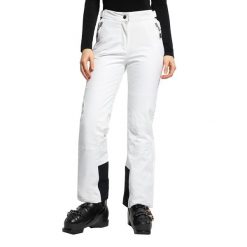 Spodnie narciarskie damskie CMP 3W18596N. Białe spodnie narciarskie CMP, bez wzorów, narciarskie. Za 499.99 zł.