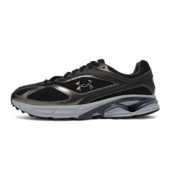 Buty Under Armour HOVR Apparition RTRFTR TC Noir. Czarne buty do biegania Under Armour, bez wzorów, z materiału, bez zapięcia, do biegania. Za 542.15 zł.