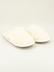 Kitz-pichler Kapcie "Curly" w kolorze kremowym rozmiar: 44/45. Brązowe kapcie kitz-pichler, bez wzorów, z materiału. Za 130.99 zł.