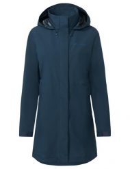 Kurtka damska SE Strona 2,5L Coat. Niebieskie kurtki Vaude, l, bez wzorów, sportowe, bez kaptura. Za 949.00 zł.
