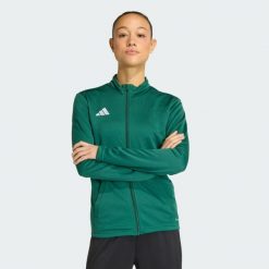 Bluza Entrada26 Track Jacket. Białe bluzy bez kaptura adidas, s, z aplikacjami, z dresówki, bez kaptura, do piłki nożnej, climacool (adidas). Za 179.00 zł.