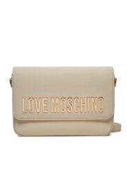 LOVE MOSCHINO Torebka JC4023PP1LKD0110 Beżowy. Brązowe listonoszki Love Moschino, bez wzorów, ze skóry, bez dodatków. Za 509.99 zł.